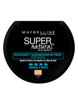Polvo Compacto Super Natural Maybelline,Sun Beige,hi-res