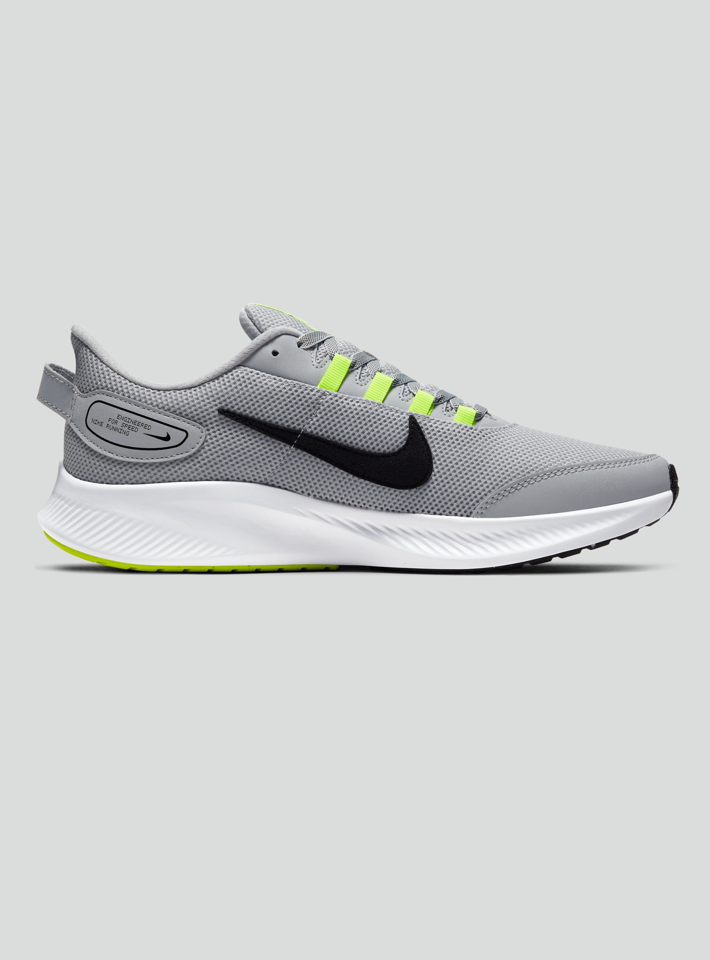 nike running hombre gris