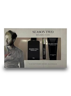 Set Perfume Season Two EDT Hombre 100 ml + Gel After Shave Benjamín Vicuña,,hi-res