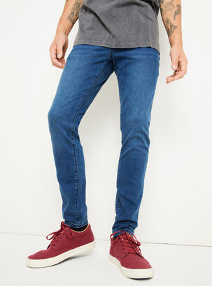 Jeans Super Skinny,Azul Oscuro,hi-res