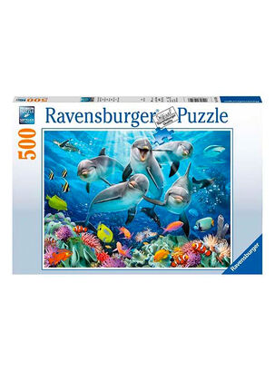 Puzzle Delfines en el Arrecife 500 Piezas Caramba,,hi-res