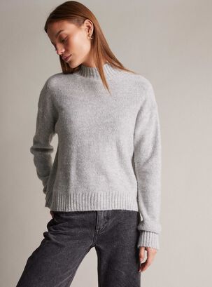 Sweater Lentejuelas,Gris Claro,hi-res
