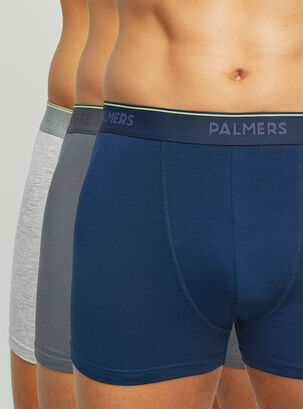 Pack 3 Boxer Colores Medio Bamboo,Gris,hi-res