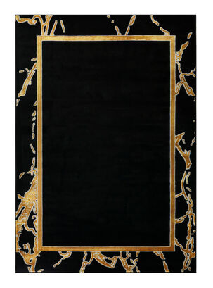 Alfombra 120 x 180 cm Babil D1 Negro,,hi-res