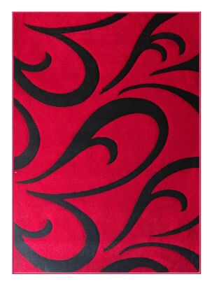 Alfombra Frize Carved 170 x 230 cm Rojo Idetex,,hi-res
