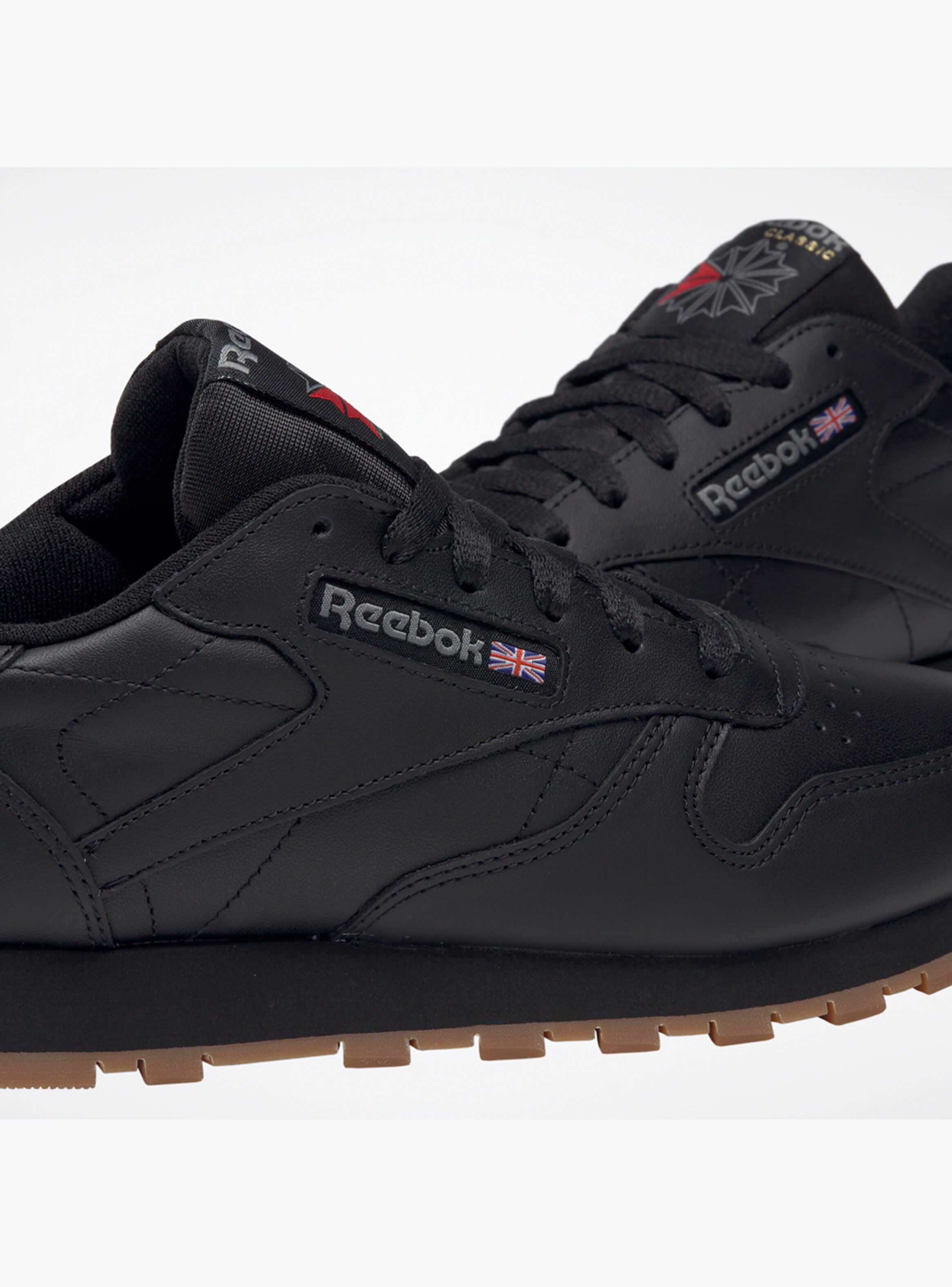reebok classic leather mujer negras