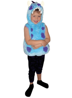 Disfraz Básico Sulley Monster Disney,,hi-res