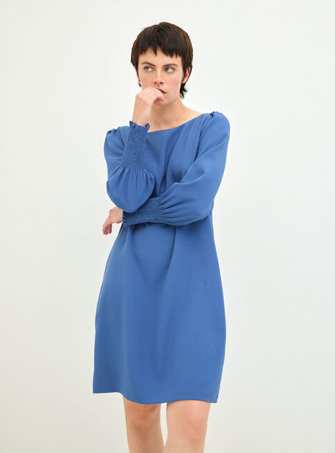 Vestido Diseño Sv Karl Lagerfe Talla M,Azul,hi-res