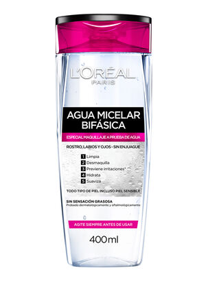 Agua Dermo Expertise L'Oréal Paris Micelar Maquillaje Hidra-Total 5 400 ml                     ,,hi-res