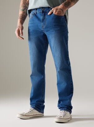 Jeans Slim Fit Elasticado,Azul,hi-res
