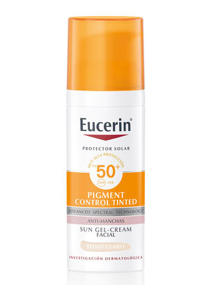 Eucerin Sun Pigment Control Tinted Facial Tono Claro Protector Solar FPS50+ 50ml ,,hi-res