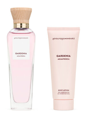 Set Perfume Adolfo Domínguez Agua Fresca Gardenia EDT 120ml + Body Lotion 75ml,,hi-res