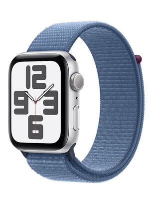 Apple Watch SE GPS 44mm Caja Aluminio Color Plata y Correa Loop Azul,,hi-res