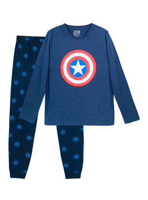 Pijama Hombre Modelo Tie Dye Logo,Azul,hi-res
