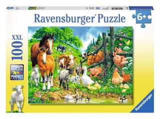 Puzzle XXL Reunión de Animales 100 Piezas Caramba,,hi-res