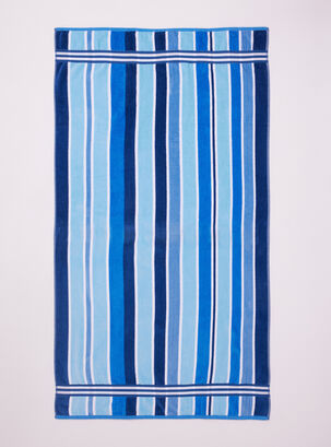 Toalla Playa Jacquard Yucatan Azul - Fabrics