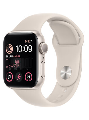 Apple Watch SE 40mm GPS Caja Aluminio y Correa Deportiva Blanco Estelar,,hi-res