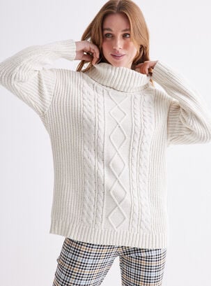 Sweater Básico Texture,Natural,hi-res