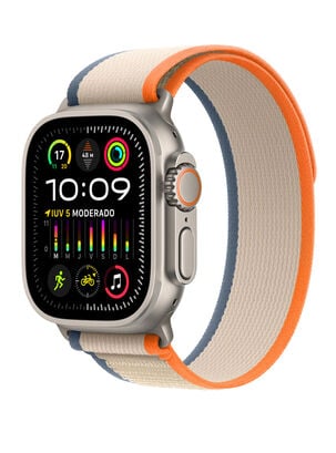 Apple Watch Ultra 2 GPS + Cellular Titanio 49mm Correa Loop Trail Naranja/Beige Talla S/M,,hi-res