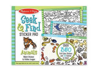 Melissa Caramba & Doug Seek And Find Sticker Pad Animals                   ,,hi-res