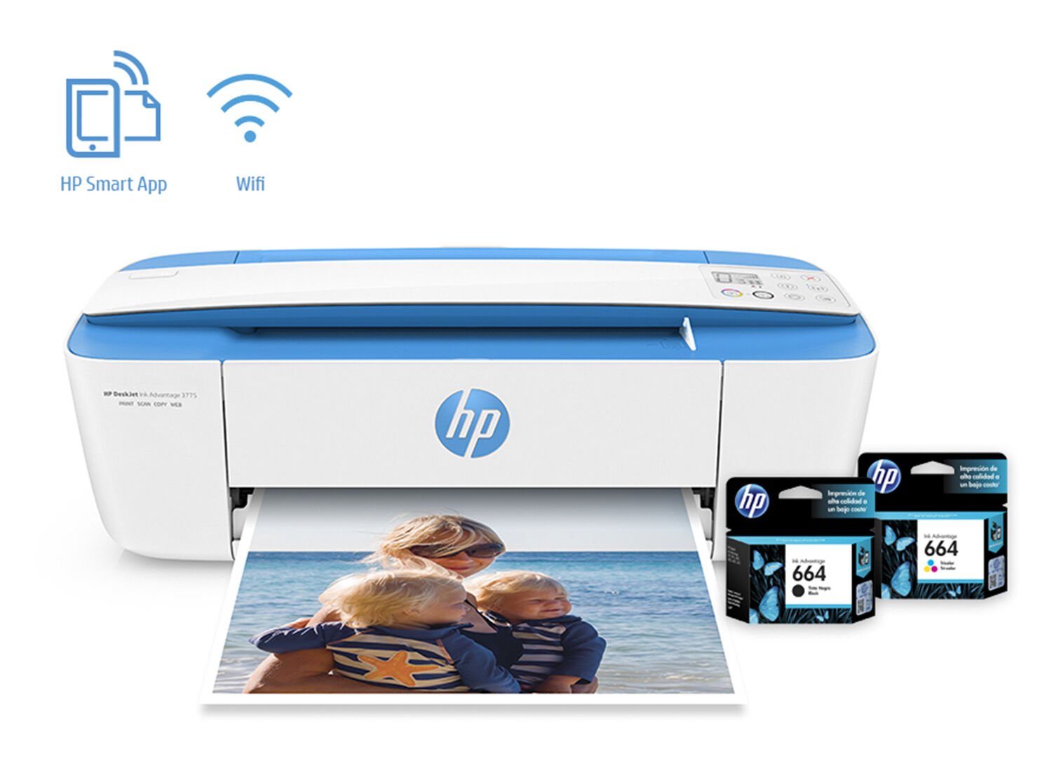 Impresora Multifuncional HP DeskJet Ink Advantage 3775 ...