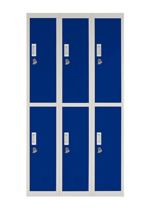 Locker Office Candado Azul 6 Puertas 83x50x166 cm Maletek,,hi-res