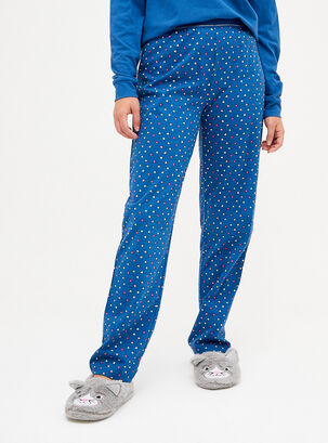 Pantalón Pijama Ármalo a Tu Pinta Tiro Medio,Azul Petróleo,hi-res