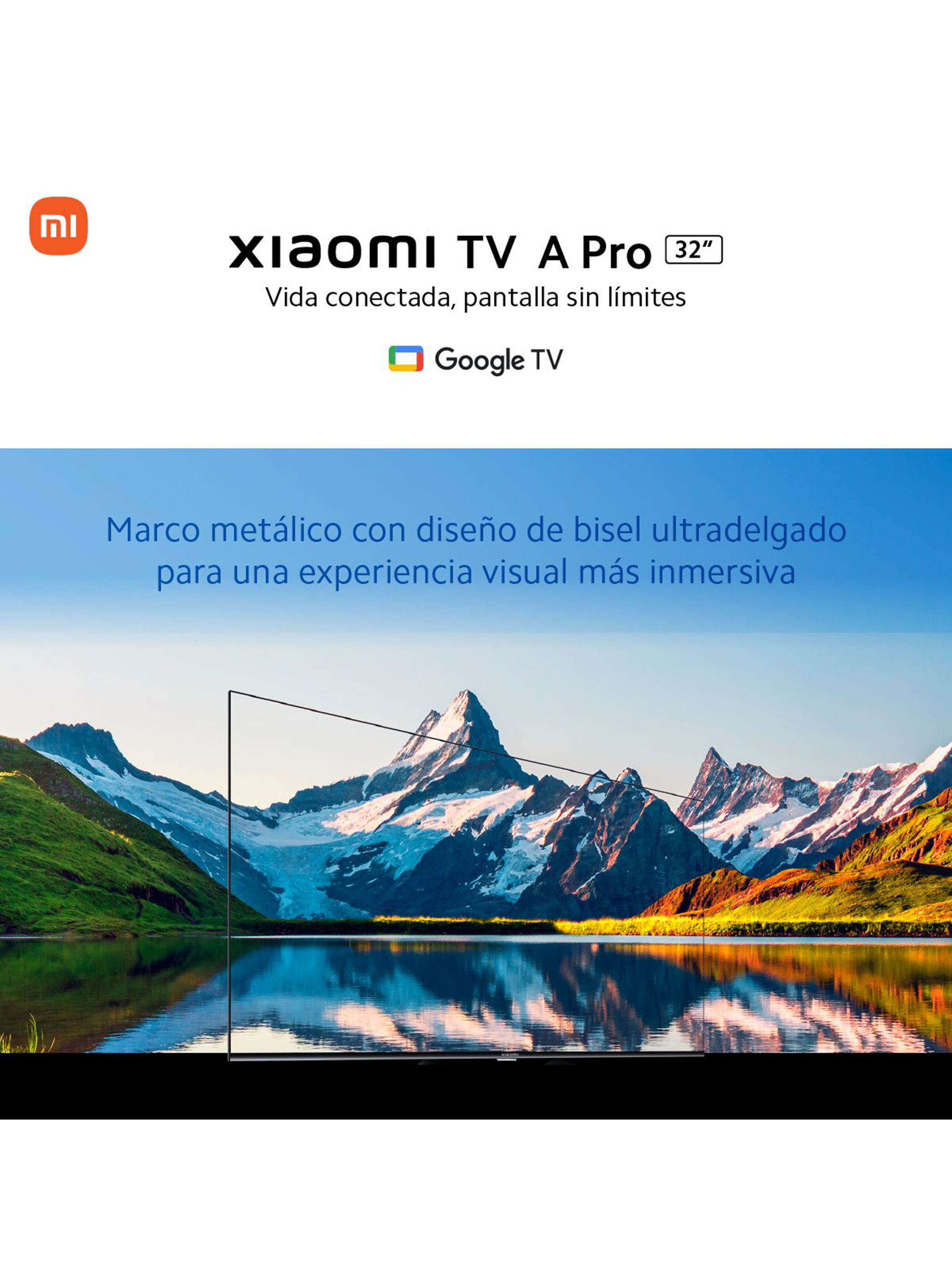 Smart Tv Xiaomi A Pro 32 Pulgadas Pantalla Led Hd Google Tv