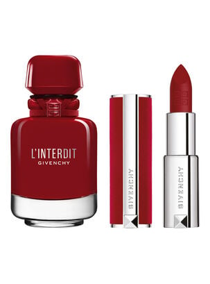 Set Perfume L'Interdit Rouge Ultime EDP Mujer 50 ml + Labial Le Rouge Deep Velvet N37,,hi-res