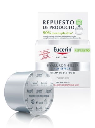 Eucerin Refill Hyaluron-Filler 3X EFFECT Crema de Día FPS15 50ml,,hi-res