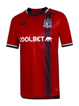 Camiseta de Fútbol Visitante Colo-Colo Uniforme ,Rojo,hi-res