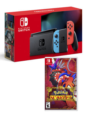 Consola Nintendo Switch Neon + Juego Pokémon Scarlet,,hi-res