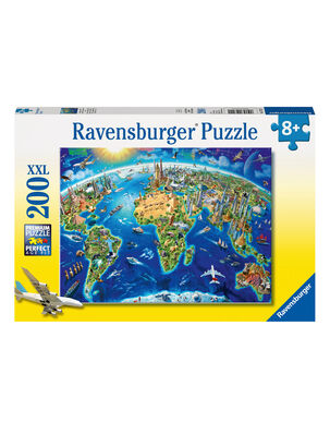 Puzzle XXL Monumentos del Mundo 200 Piezas Caramba,,hi-res