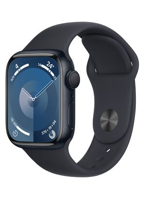 Apple Watch Series 9 GPS 41mm Caja Aluminio y Correa Deportiva Medianoche Talla S/M,,hi-res