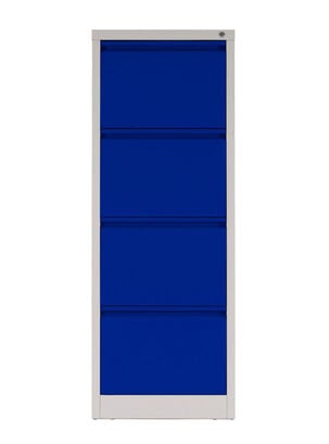 Mueble Kardex Azul Acero 4 cajones 44.5x62x102 cm Maletek,,hi-res