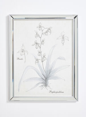 Cuadro Espejo Flores 1 50 x 40 cm,,hi-res