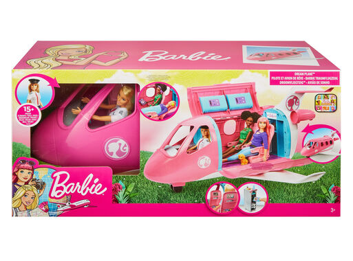 Barbie Jet de los Sueños con Muñeca - Casas de Muñecas y Accesorios |  