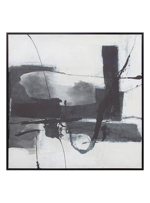 Cuadro Abstracto Negro  80x80 cm,,hi-res