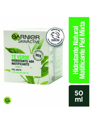 Crema Garnier Skin Active Hidratante Natural Té Verde                       ,,hi-res