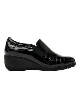 Zapato Casual Cuero J014 Mujer,Negro,hi-res
