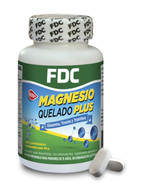 Vitamina FDC Magnesio Quelado Plus 60 Comprimidos                      ,,hi-res