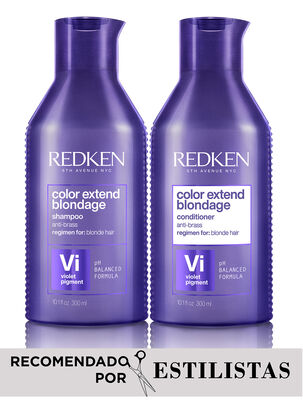 Set Matizador Cabello Rubio Color Extend Blondage Shampoo 300ml + Acondicionador 300ml,,hi-res