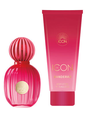 Set Perfume  Antonio Banderas The Icon Femenino EDP Mujer 50 ml + Body Lotion 75 ml,,hi-res
