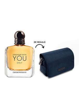 Set Perfume Stronger With You Only EDT Hombre 100 ml + Travel Pouch,,hi-res