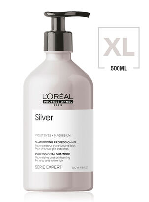 Shampoo Matizador Cabellos Rubios-Grises Silver Serie Expert 500 ml,,hi-res