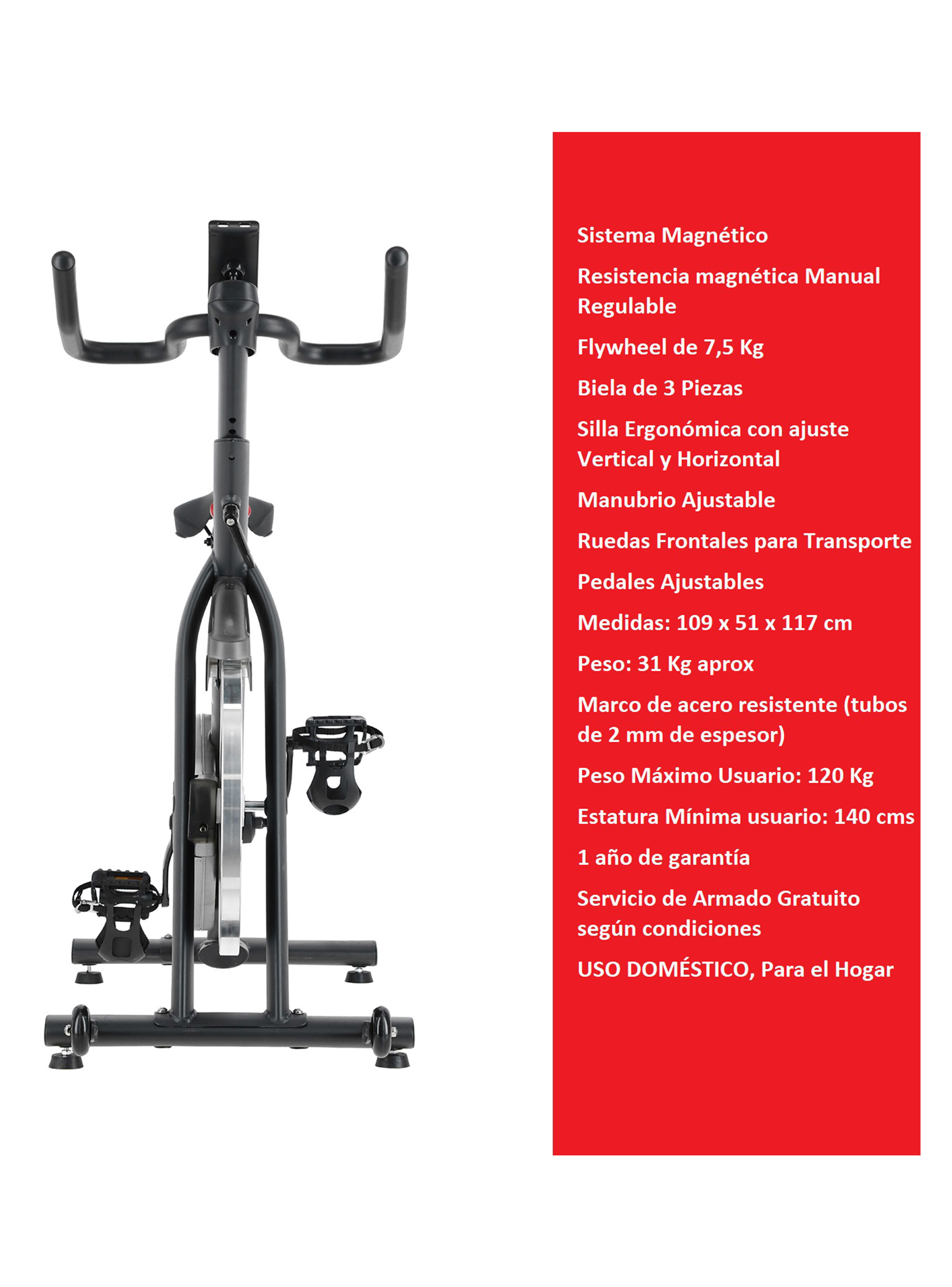 Bicicleta Bodytrainer Spinning Magnética SPN 300 BodyTrainer - Spinning