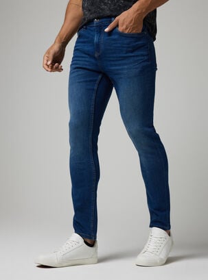 Jeans Super Skinny Fit Medio 2 Básico,Azul,hi-res