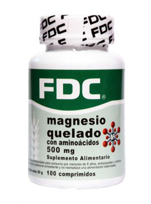 Vitamina FDC Magnesio 500 mg x 100 Tabletas                     ,,hi-res