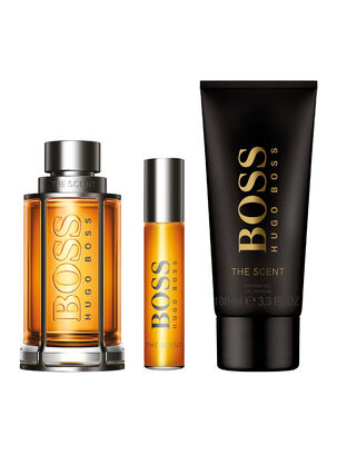 Set Perfume Hugo Boss Scent EDT Hombre 100 ml + Pen Spray 10 ml + Shower Gel 100ml,,hi-res
