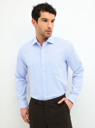Camisa Formal Calce Semi Slim,Azul,hi-res